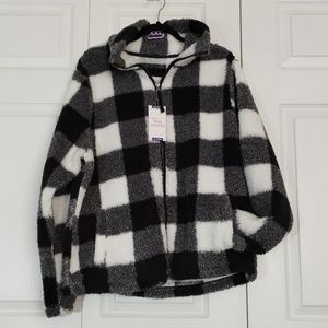 Sherpa Plaid Jacket